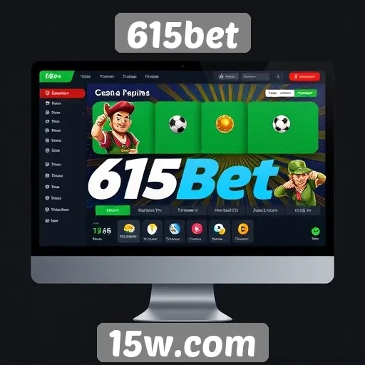 Interface do 615bet proporciona experiência intuitiva