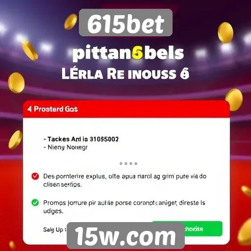 Promoções e bônus oferecidos pela 615bet